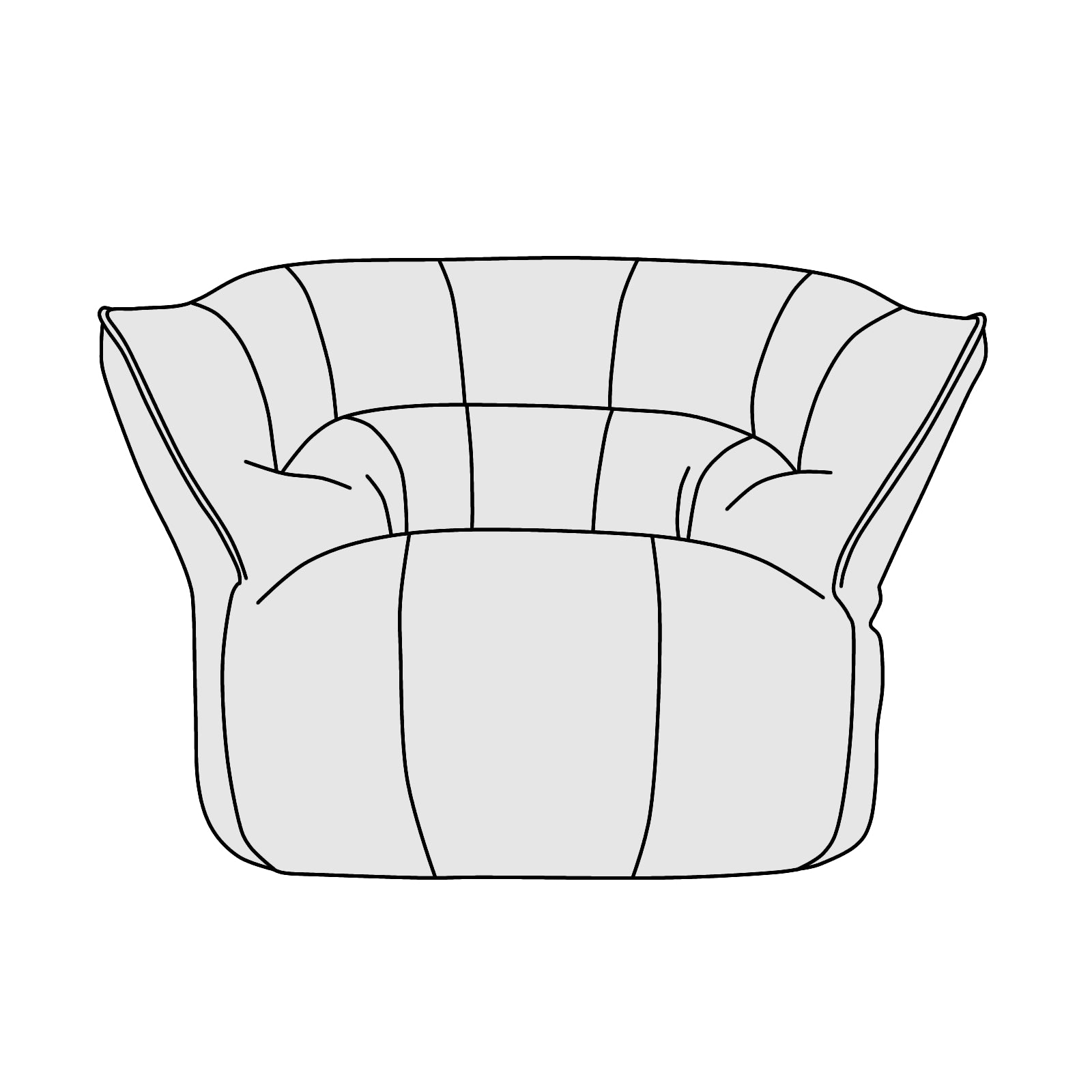 ligne roset(リーン・ロゼ)ROSETBrigantin(ロゼブリガンタン) 1P 横幅約95cm
