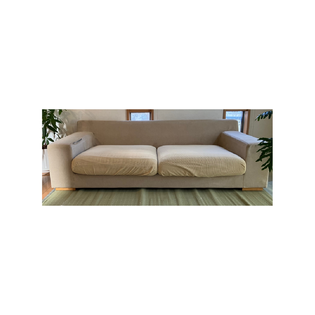 カバーセット ソファ本体カバー×1、背あてクッションカバー×2、シートクッションカバー×2 CIF0031