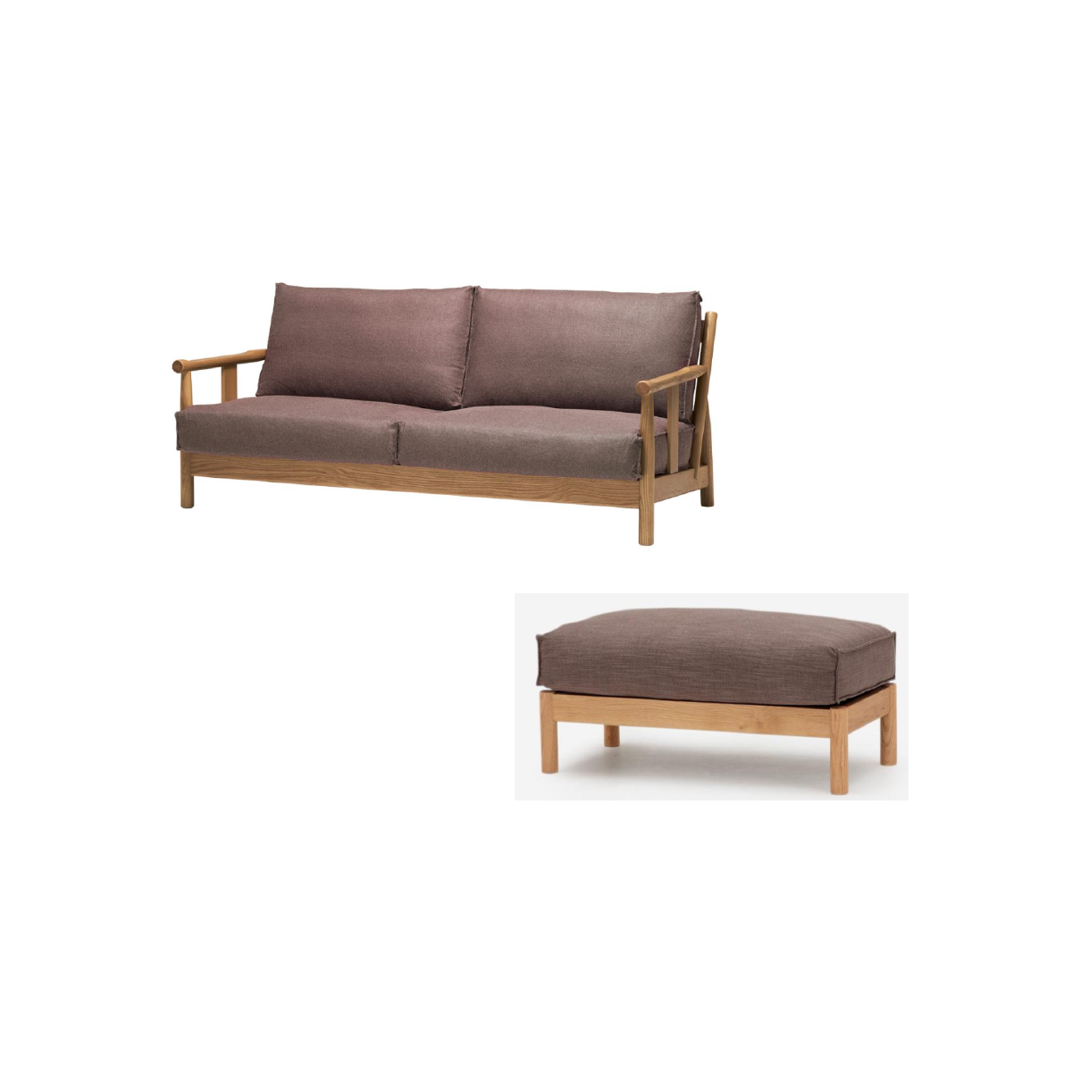 背あてクッションカバー×2、シートクッションカバー×2、オットマンシートクッションカバー×1 CIF0293