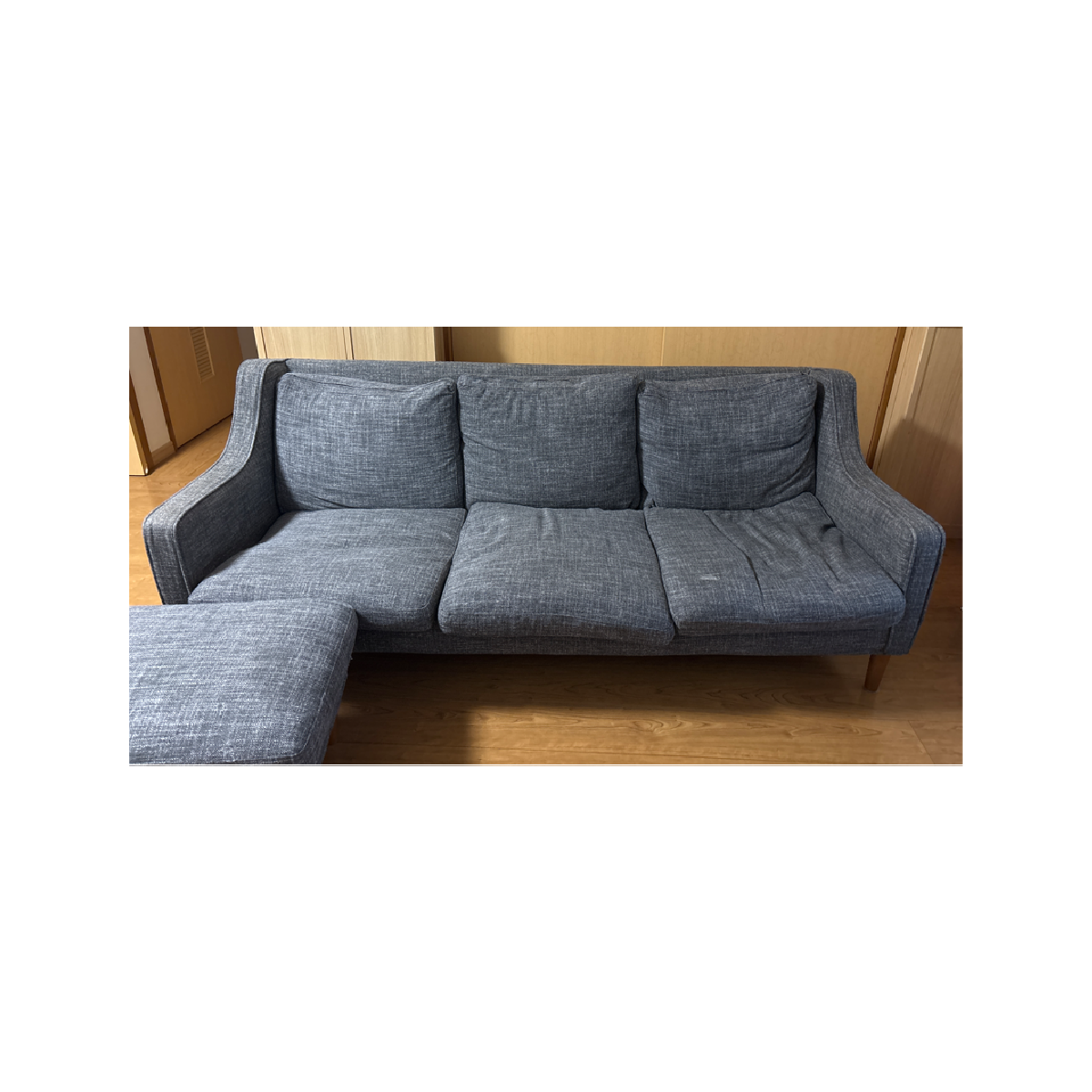 ソファ本体カバー×1、背あてクッションカバー×3、シートクッションカバー×3、オットマン本体カバー×1、シートクッションカバー×1 合計9点 CIF0680
