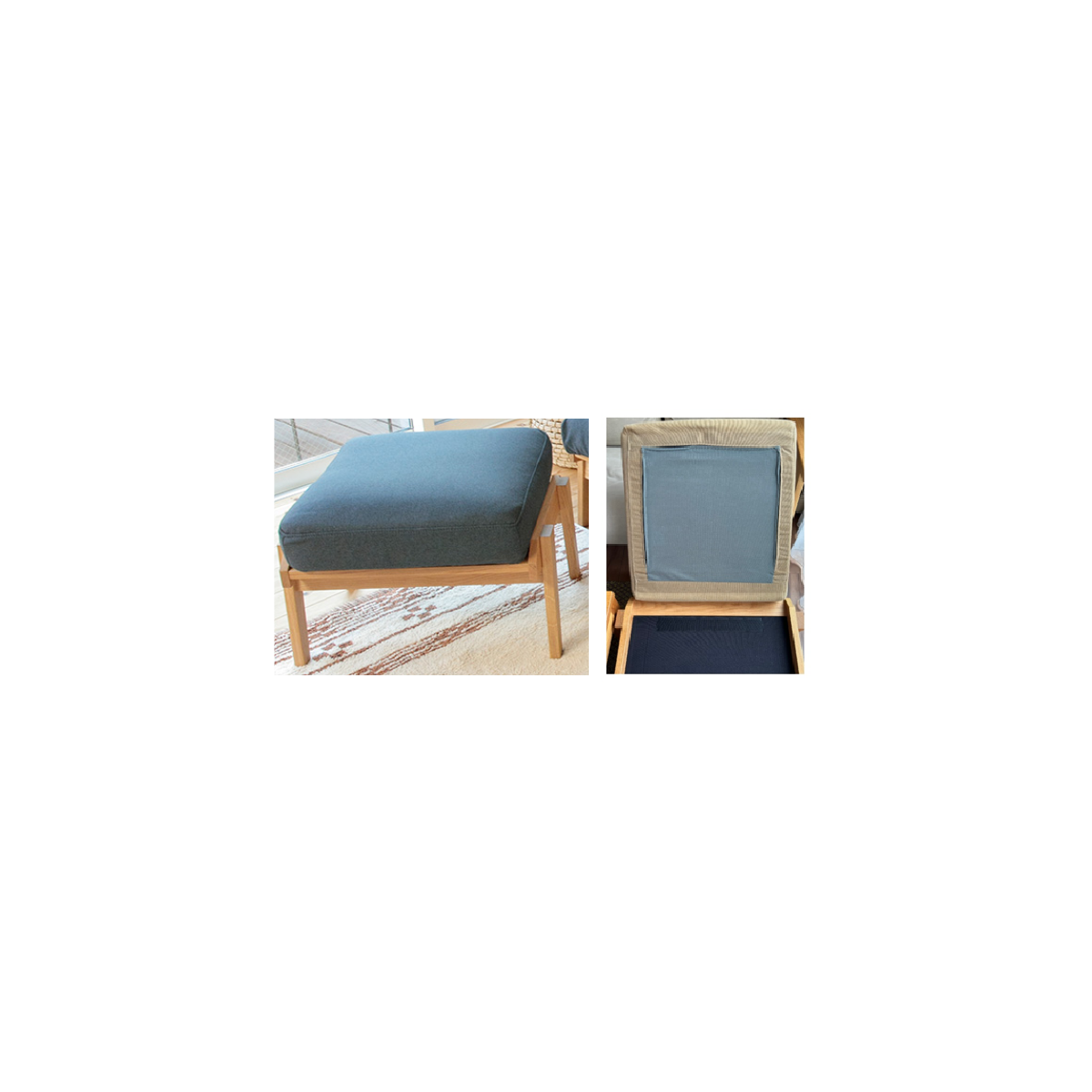 オットマンシートクッションカバー×1 CIF0477