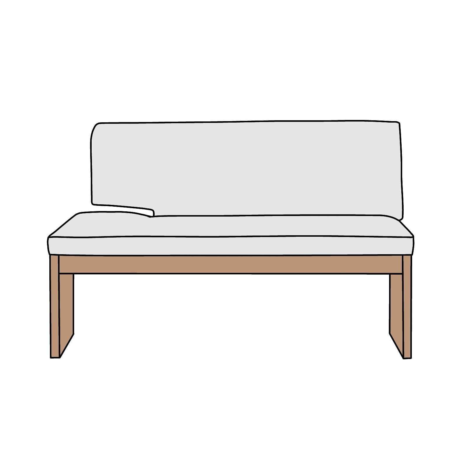 カリモク家具 CU57モデル 2人掛椅子(右)横幅約111cm