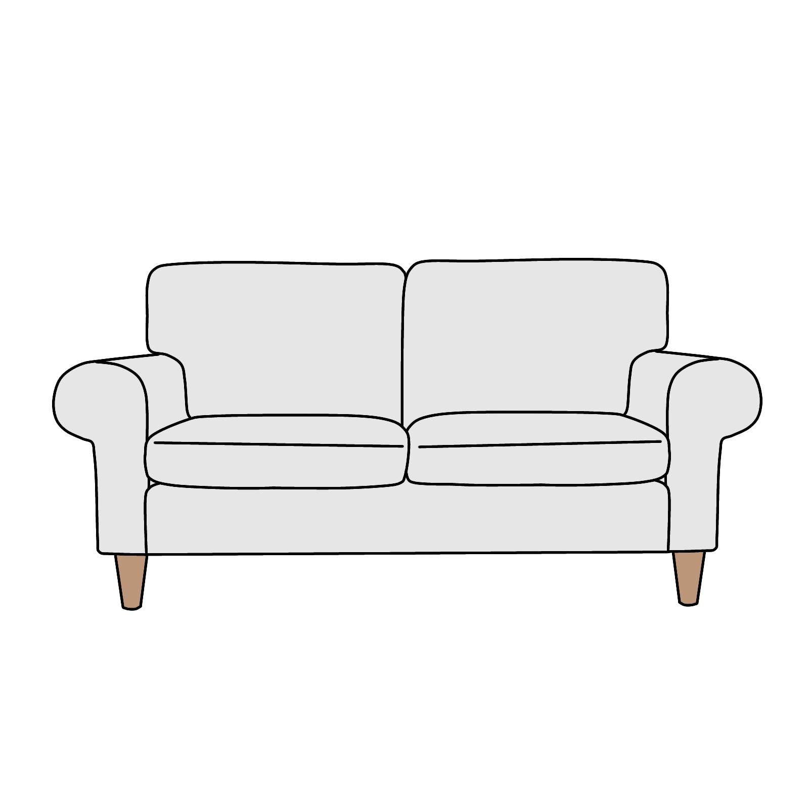 IKEA(イケア)EKTORP(エークトルプ)肘付2人掛 横幅約179cm