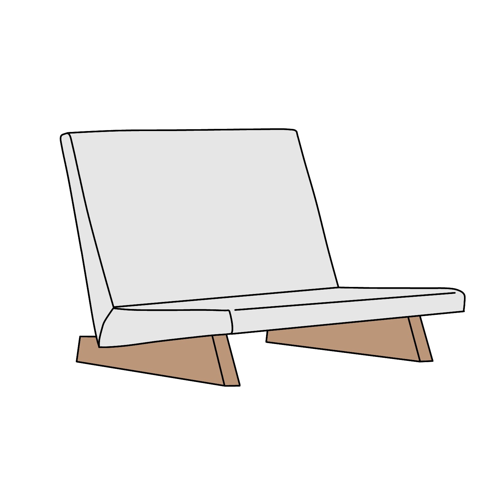 FLANNEL SOFA(フランネルソファ)PENTA 900(ペンタ 900)Chair(チェア)1人掛け 横幅約80cm