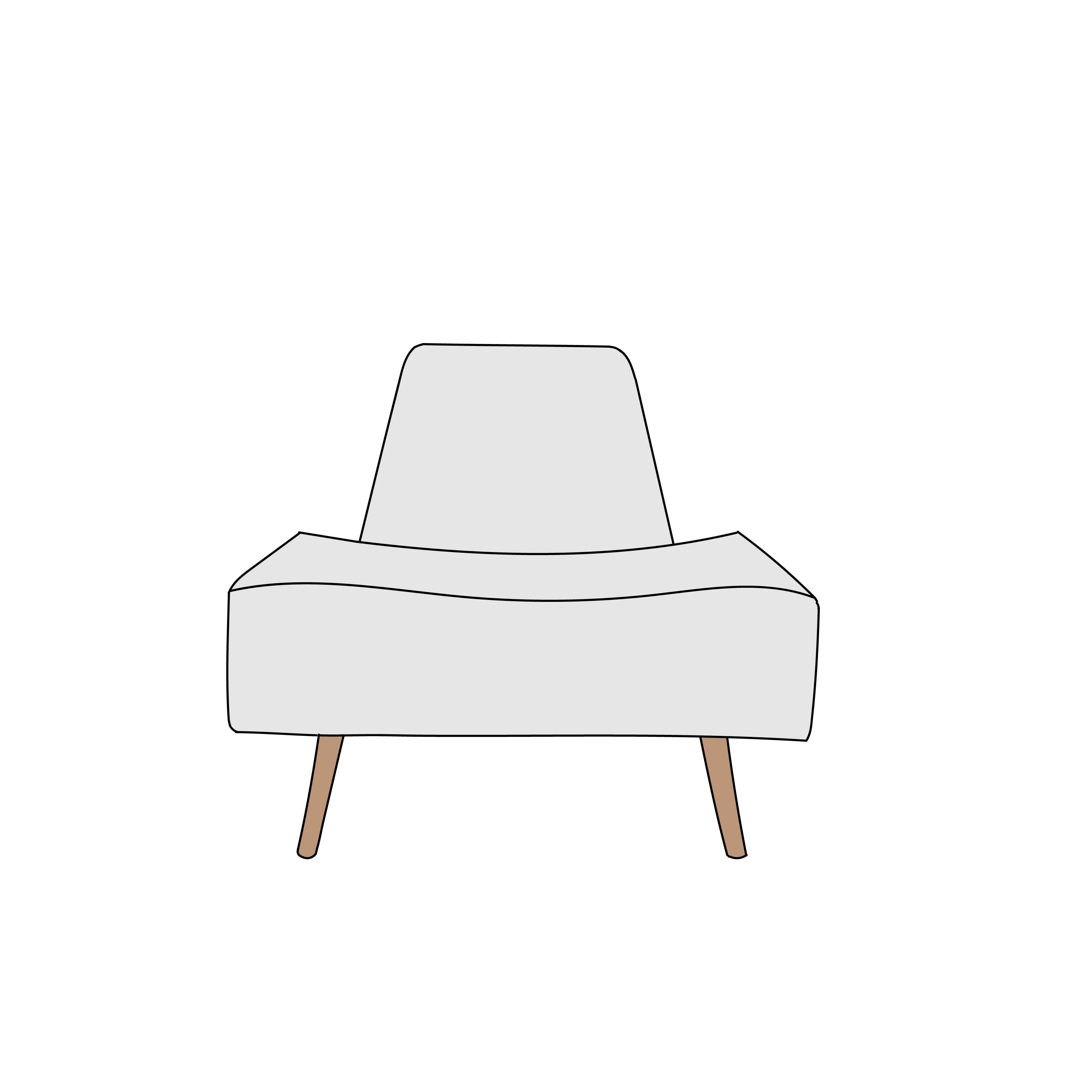 IDEE(イデー)AO SOFA(アーオ ソファ)1P 横幅約75cm