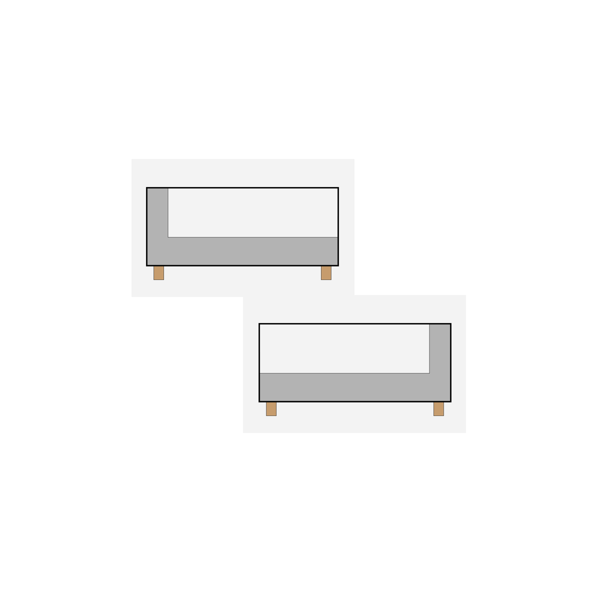 片肘ユニットソファ 分割できないタイプ KH1M0000-1