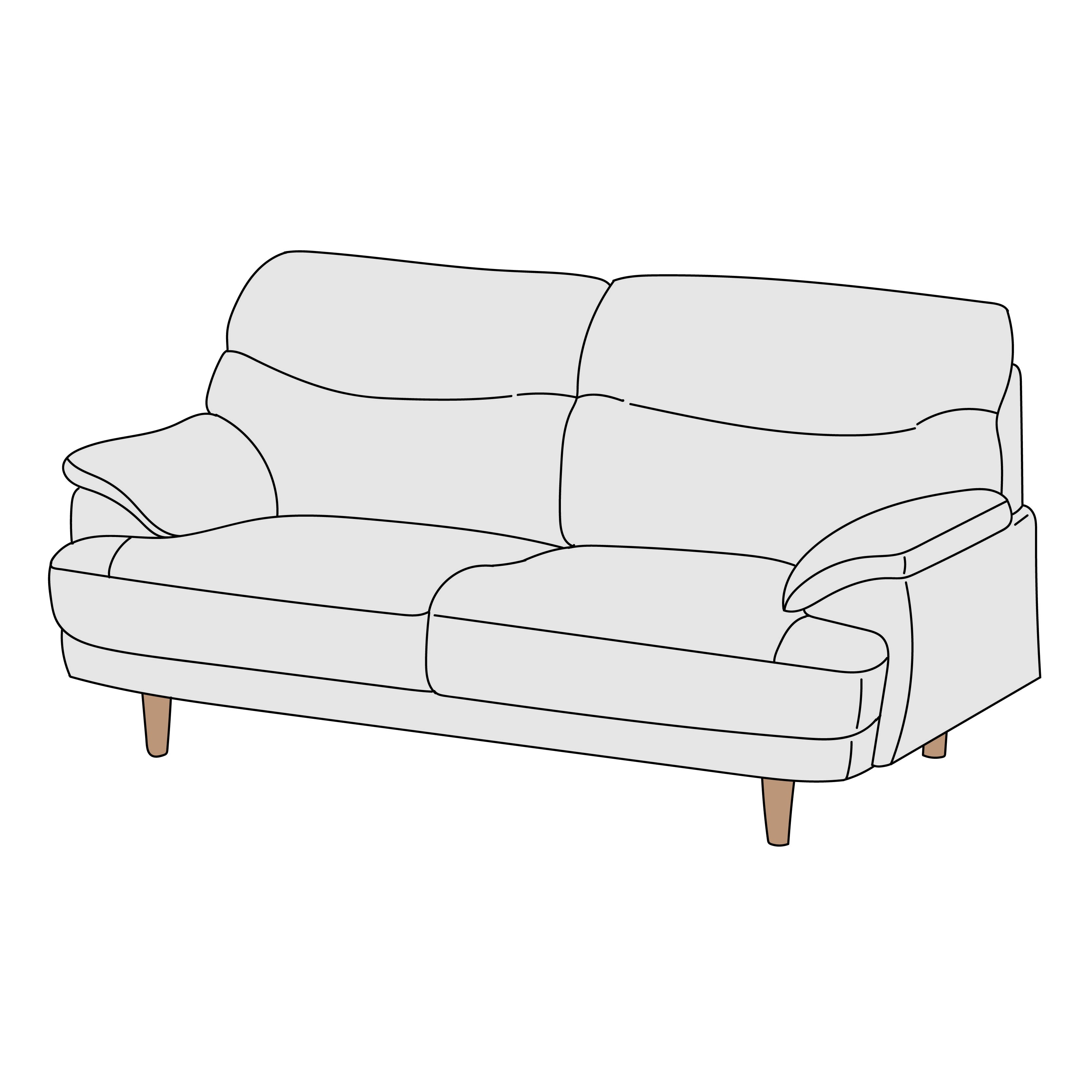 NITORI(ニトリ)キャッツ3 3人掛 横幅約177cm