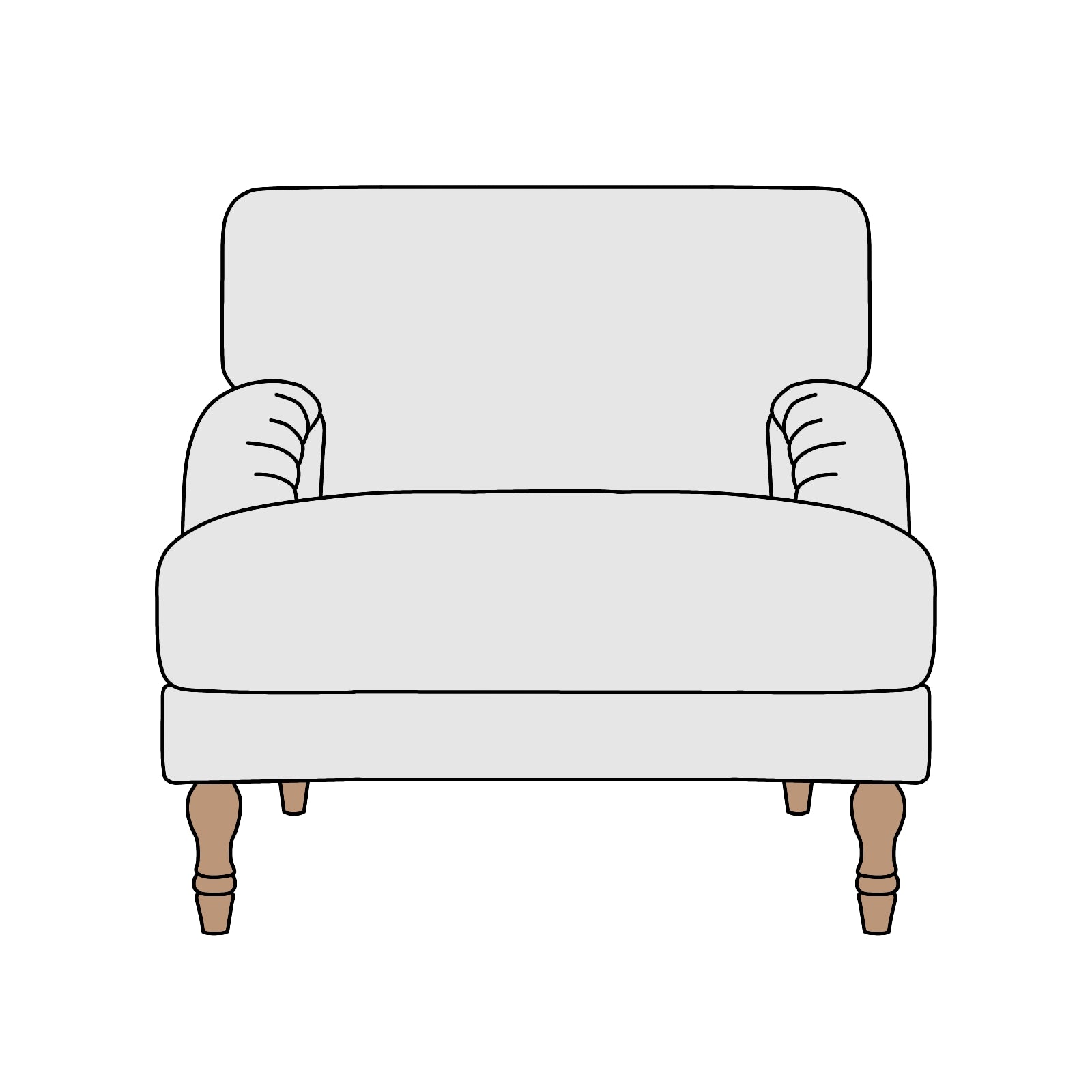 IKEA(イケア)STOCKSUND(ストックスンド)肘付1人掛 横幅約92cm