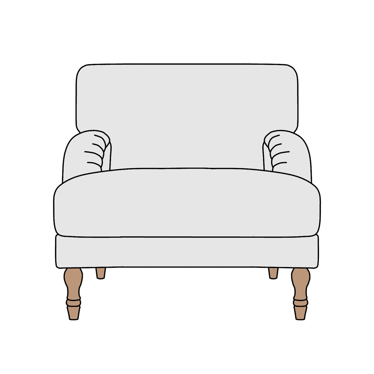 IKEA（イケア）STOCKSUND（ストックスンド）肘付1人掛 横幅約92cm