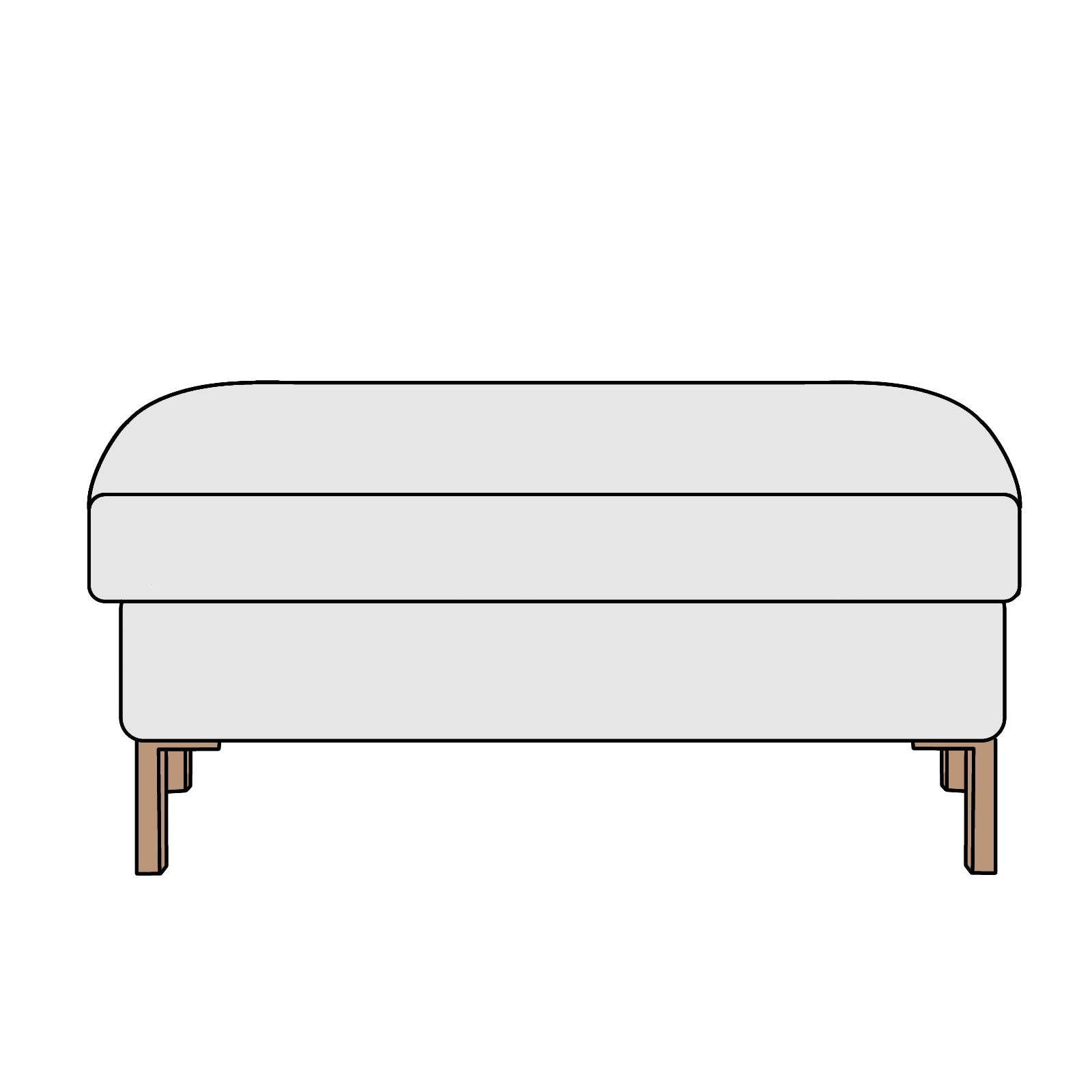 eilersen(アイラーセン)MULTI-S FOOT STOOL(マルチフットスツール)横幅約82㎝