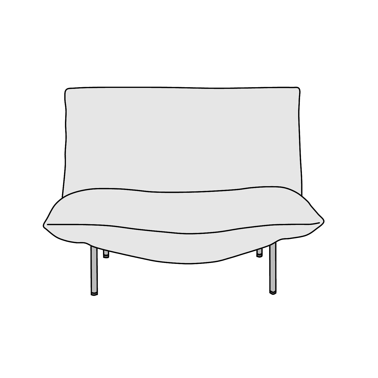 ligne roset(リーン・ロゼ)ROSETCalin(ロゼカラン)1P 横幅約121cm