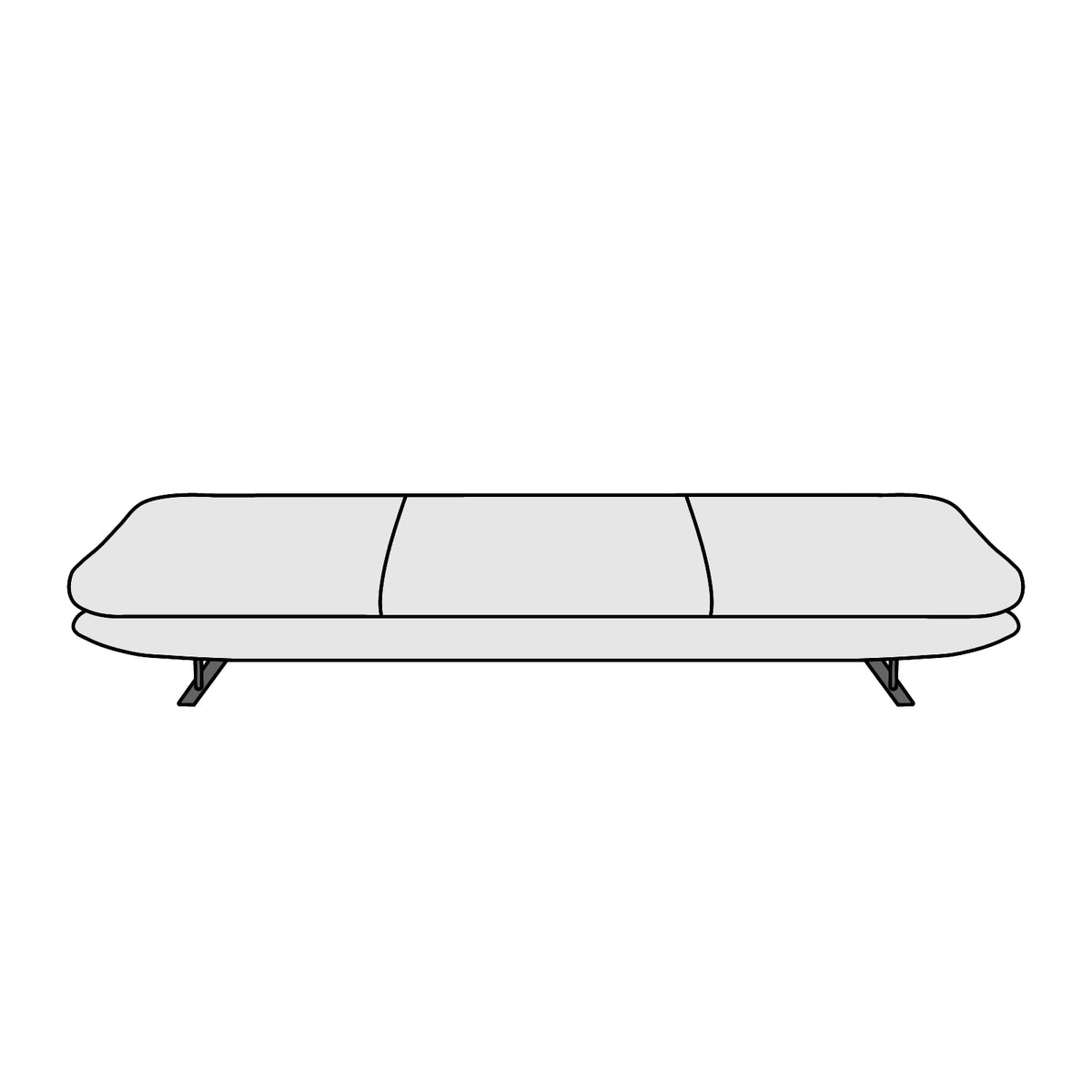 ligne roset(リーン・ロゼ)ROSETPrado(ロゼプラド)3P 横幅約240cm(奥行約120cm)