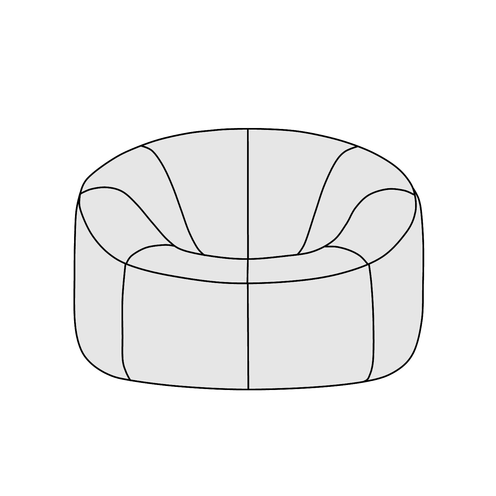 ligne roset(リーン・ロゼ)ROSETPumpkin(ロゼパンプキン)1P 横幅約104cm