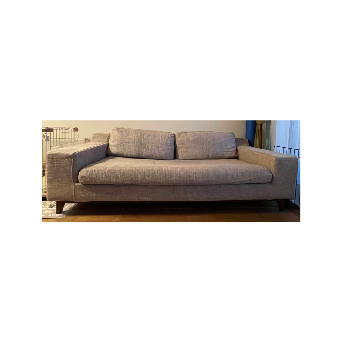 ソファ本体カバー×1、背あてクッションカバー×2、シートクッションカバー×1　CIF0252