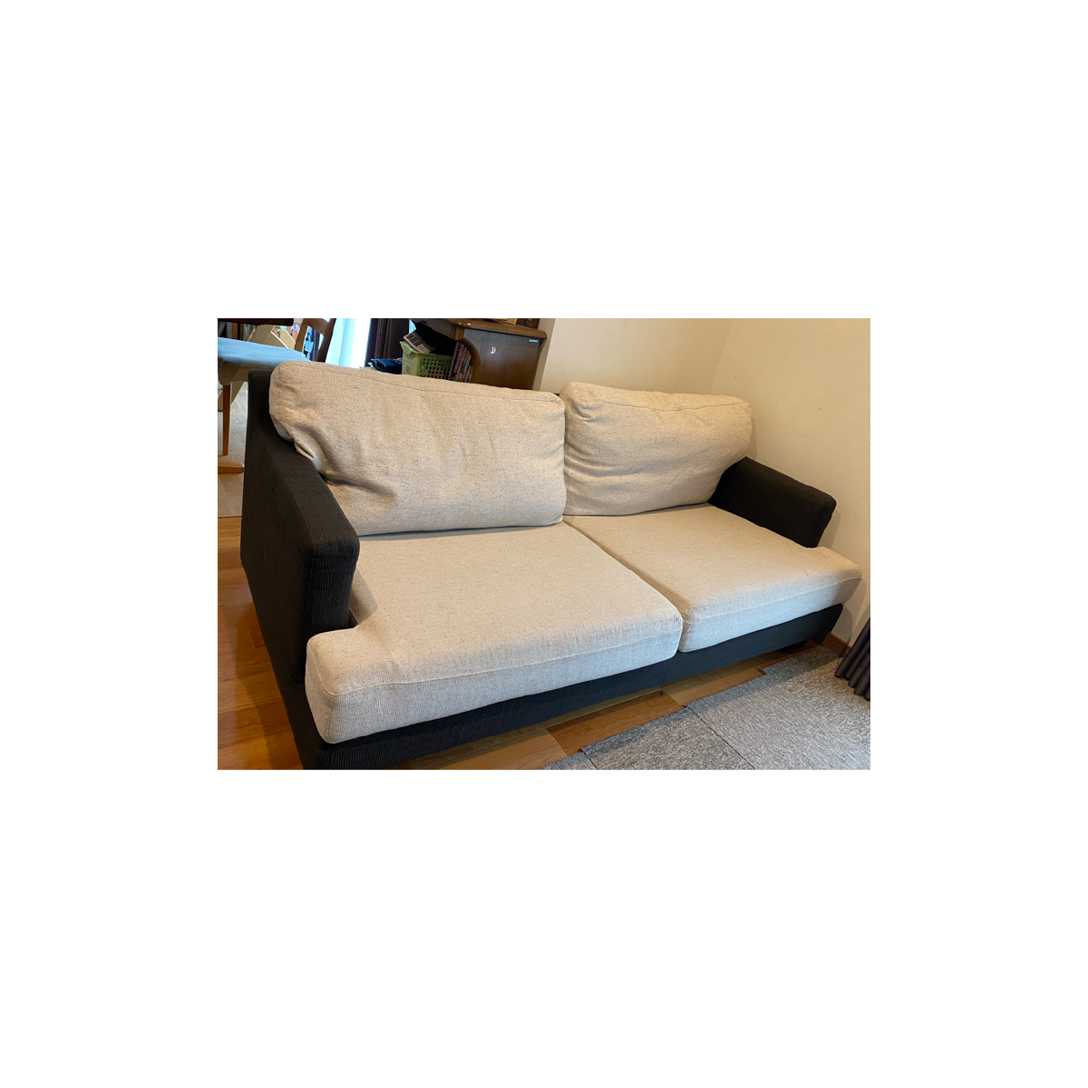 L型背あてクッションカバー×2、L型シートクッションカバー×2　合計4点　CIF0663