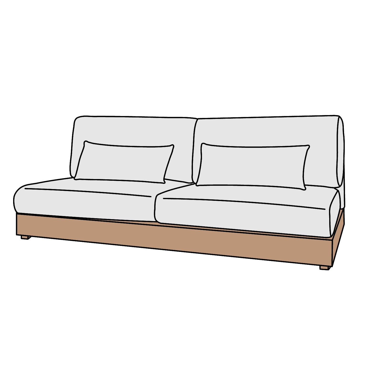 Crastina INTER FURNITURE（クラスティーナ インター ファニチャー）Lire（リール）2.5人掛けソファー　横幅約180cm