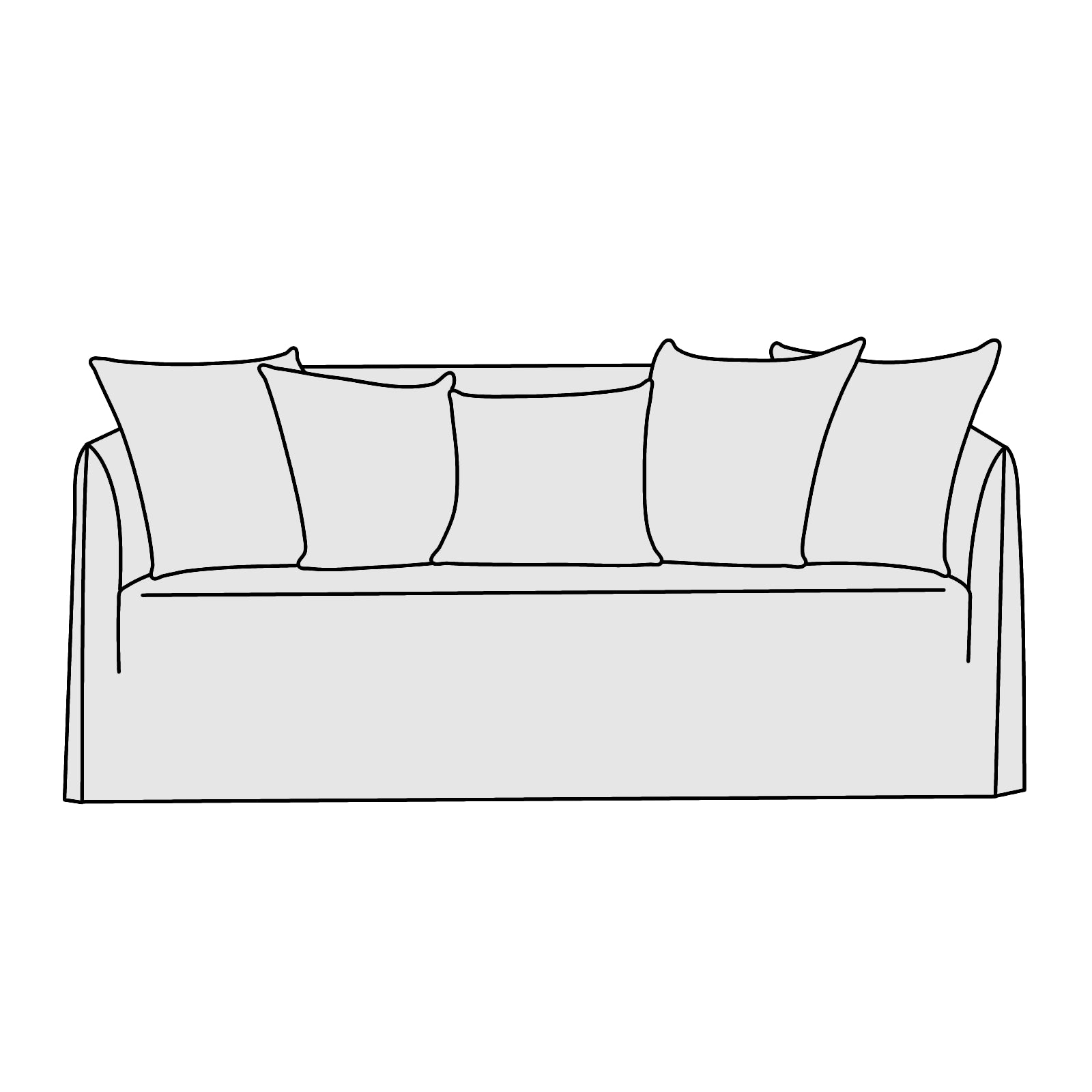 GERVASONI（ジェルバゾーニ）GHOST10（ゴースト10）横幅約180cm