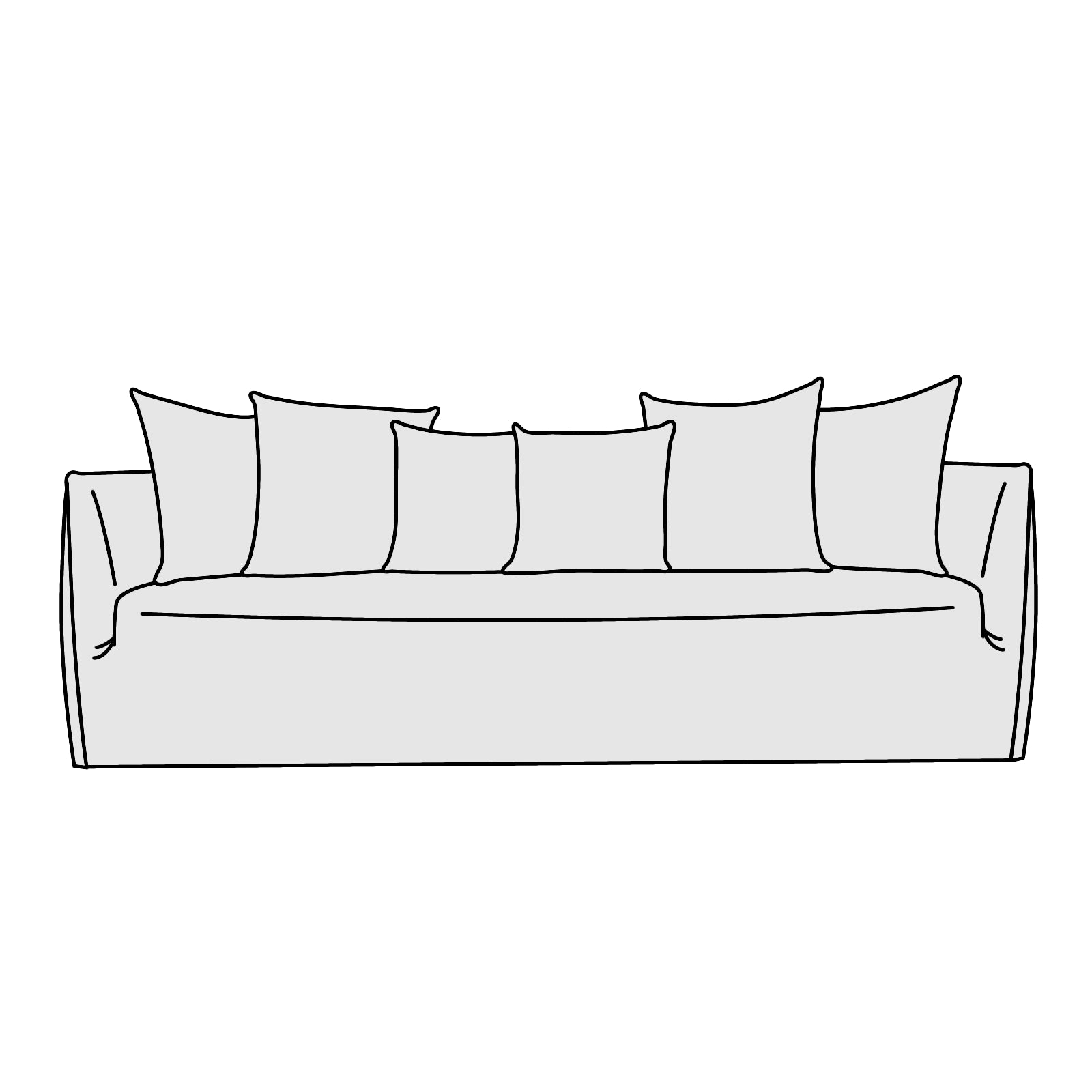 GERVASONI（ジェルバゾーニ）GHOST12（ゴースト12）横幅約220cm