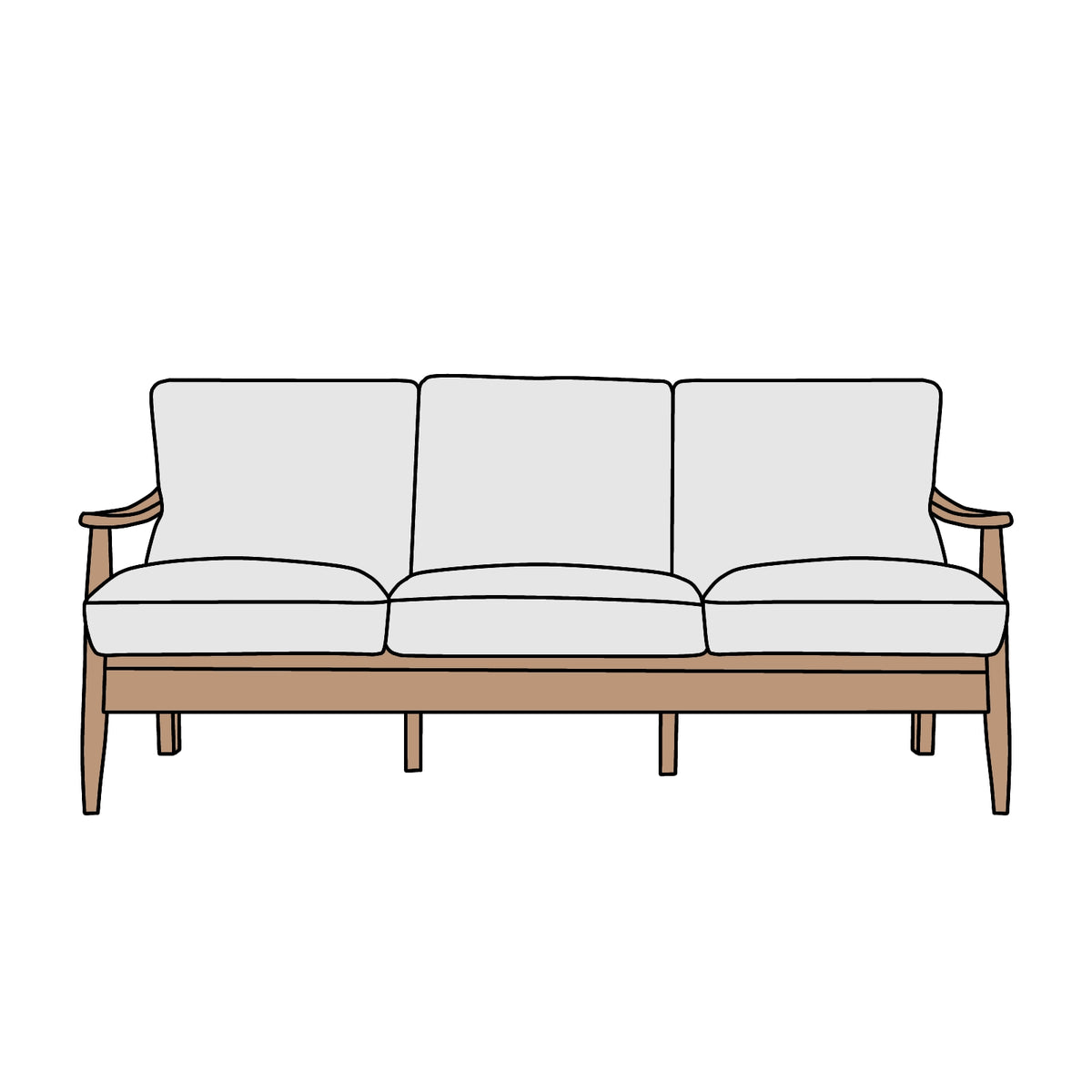 KEYUCA_Tabby_Sofa_3.0P_175cm. 