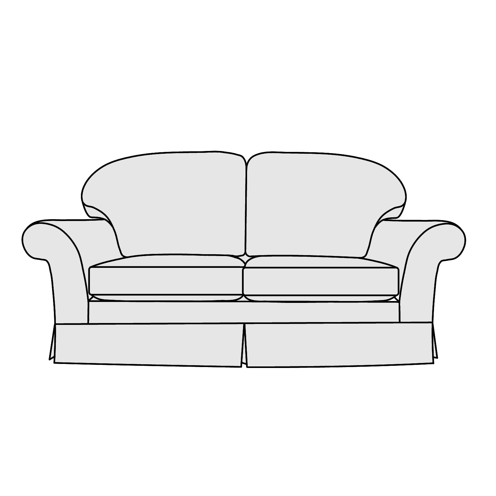 LAURA ASHLEY（ローラアシュレイ）Winchester（ウィンチェスター）2人掛ソファ　横幅約170cm