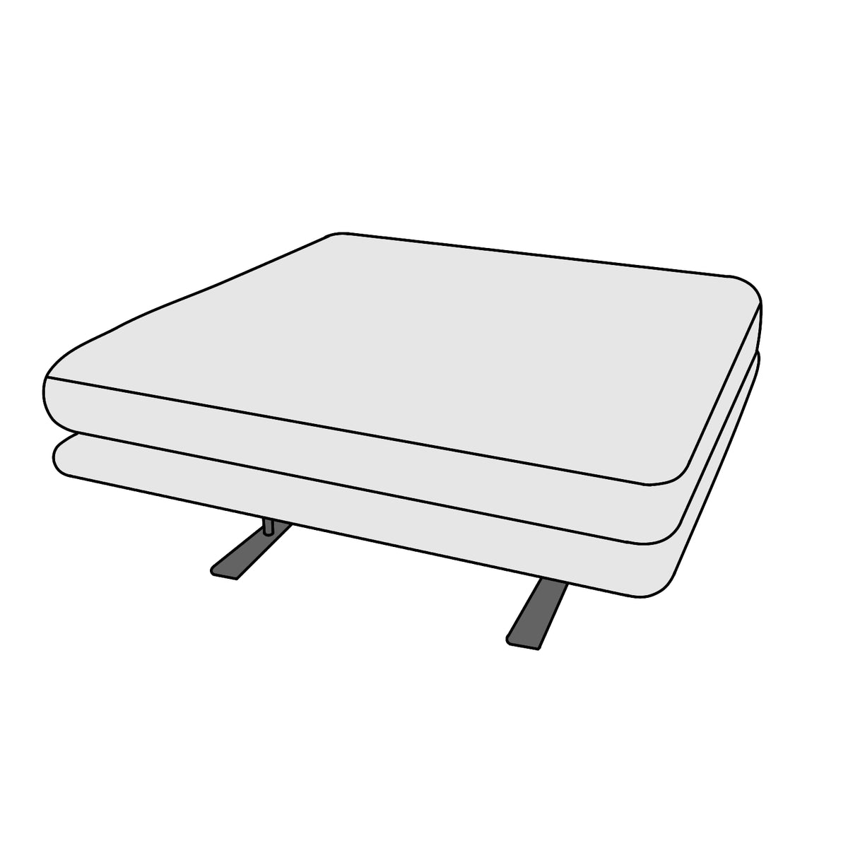 ligne roset（リーン・ロゼ）ROSETPrado（ロゼプラド）1P　横幅約100cm（奥行約100cm）