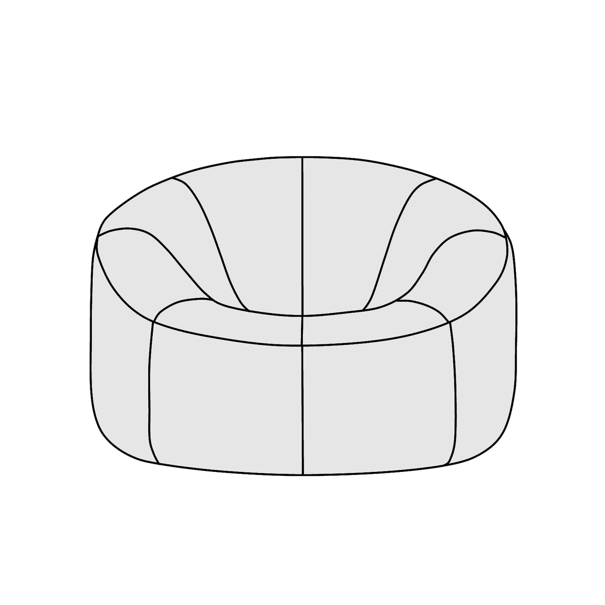 ligne roset（リーン・ロゼ）ROSETPumpkin（ロゼパンプキン）1P 横幅約 